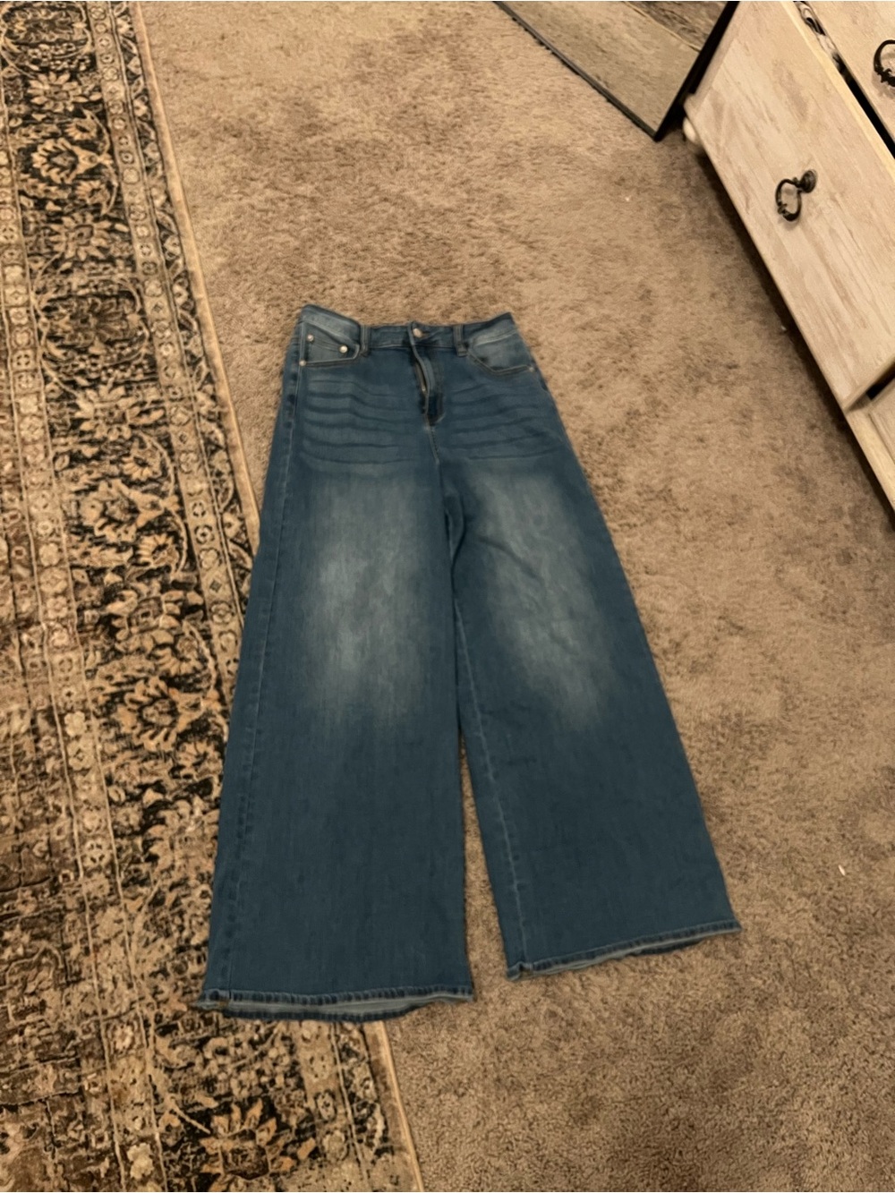 Sugar lips wide Leg High-Rise Blue Jeans